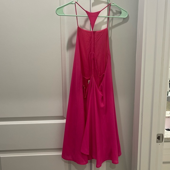 Hot Pink / Fuchsia Shift Dress - Picture 3 of 4